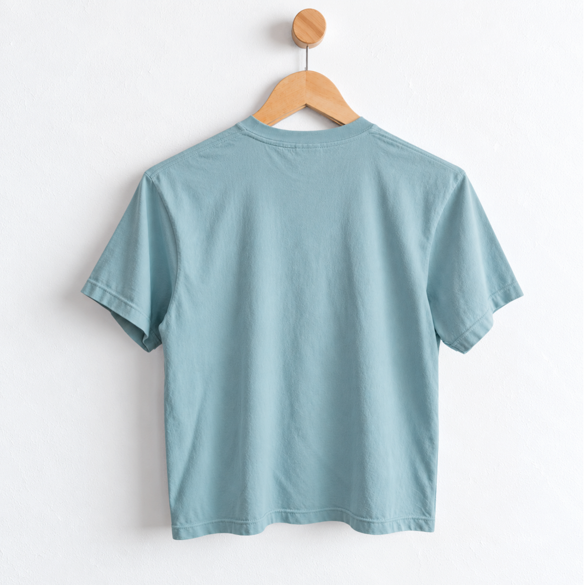 Back view of women’s Be You The World Will Adjust graphic tee with a relaxed mid length fit, garment dyed fabric, crew neckline, and casual everyday style.