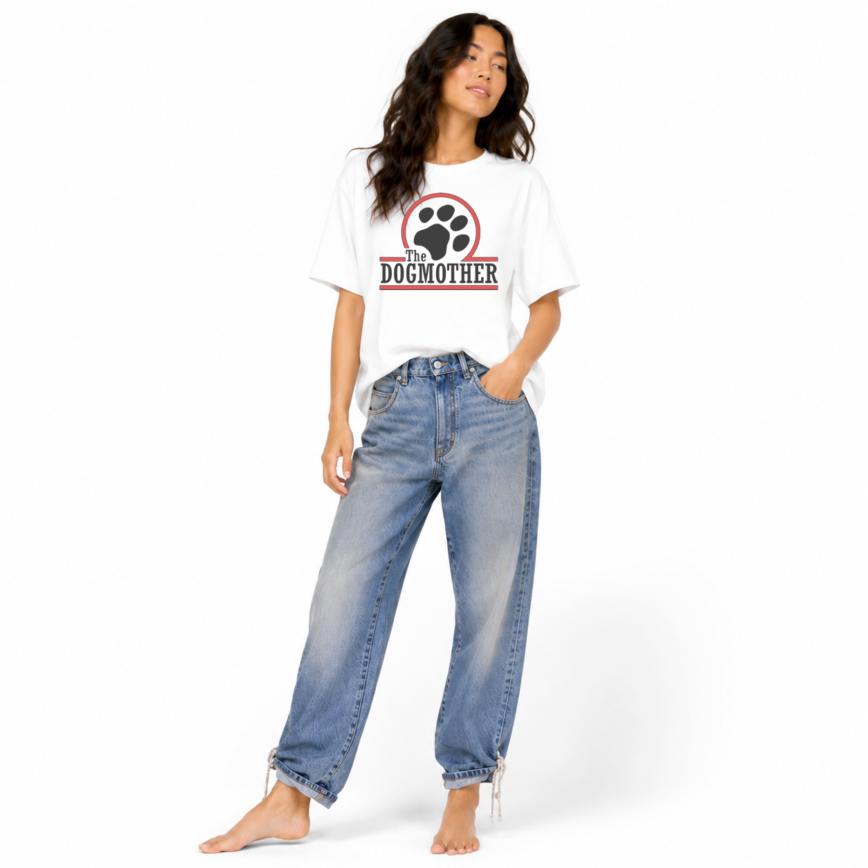 Cute Dog Mother graphic shirt for women who love dogs