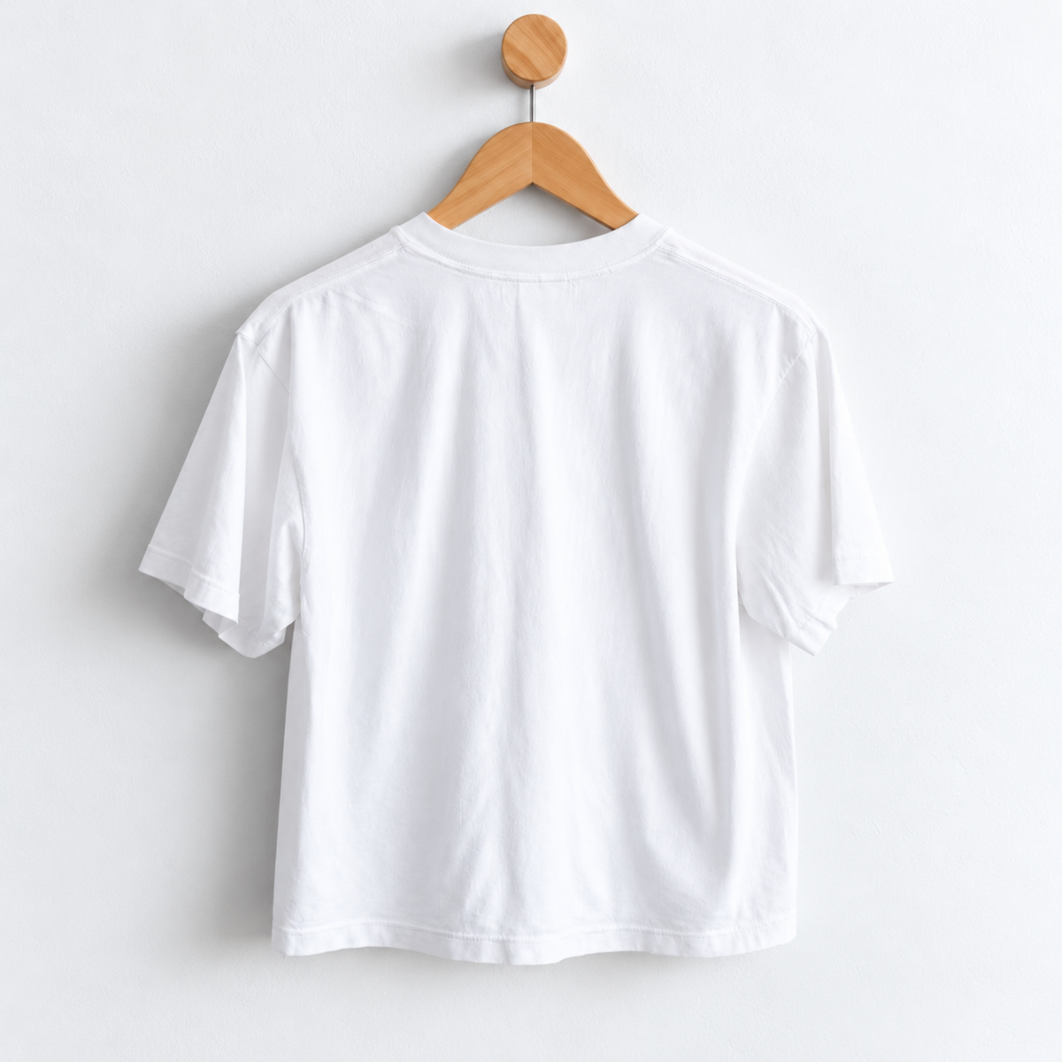 Back view of women’s I Am the American Dream patriotic tee with a relaxed mid length fit, garment dyed fabric, crew neckline, and casual everyday Americana style.