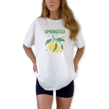 Lemoncello Spritz Club Portofino Italia retro unisex t-shirt with Italian coastal design. Vintage Italian summer graphic tee inspired by Amalfi Coast and spritz culture. Unisex retro travel shirt featuring Portofino Italia and Lemoncello Spritz Club theme.