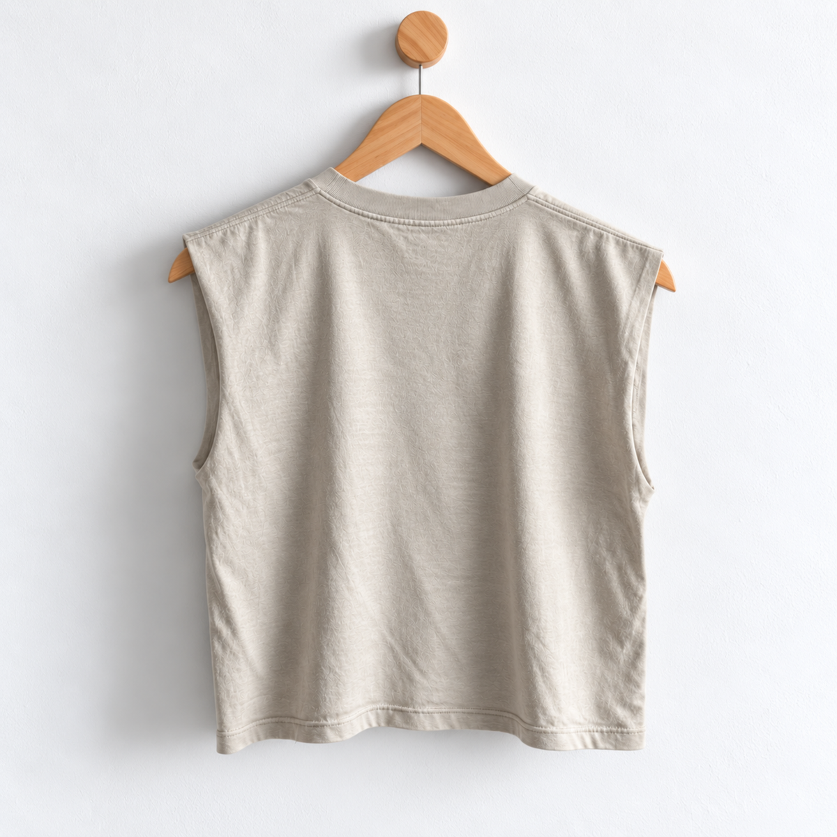 Back view of women’s Sunshine & Tequila muscle tank with a relaxed boxy mid length fit, perfect for beach days, vacations, girls trips, and casual summer outfits.